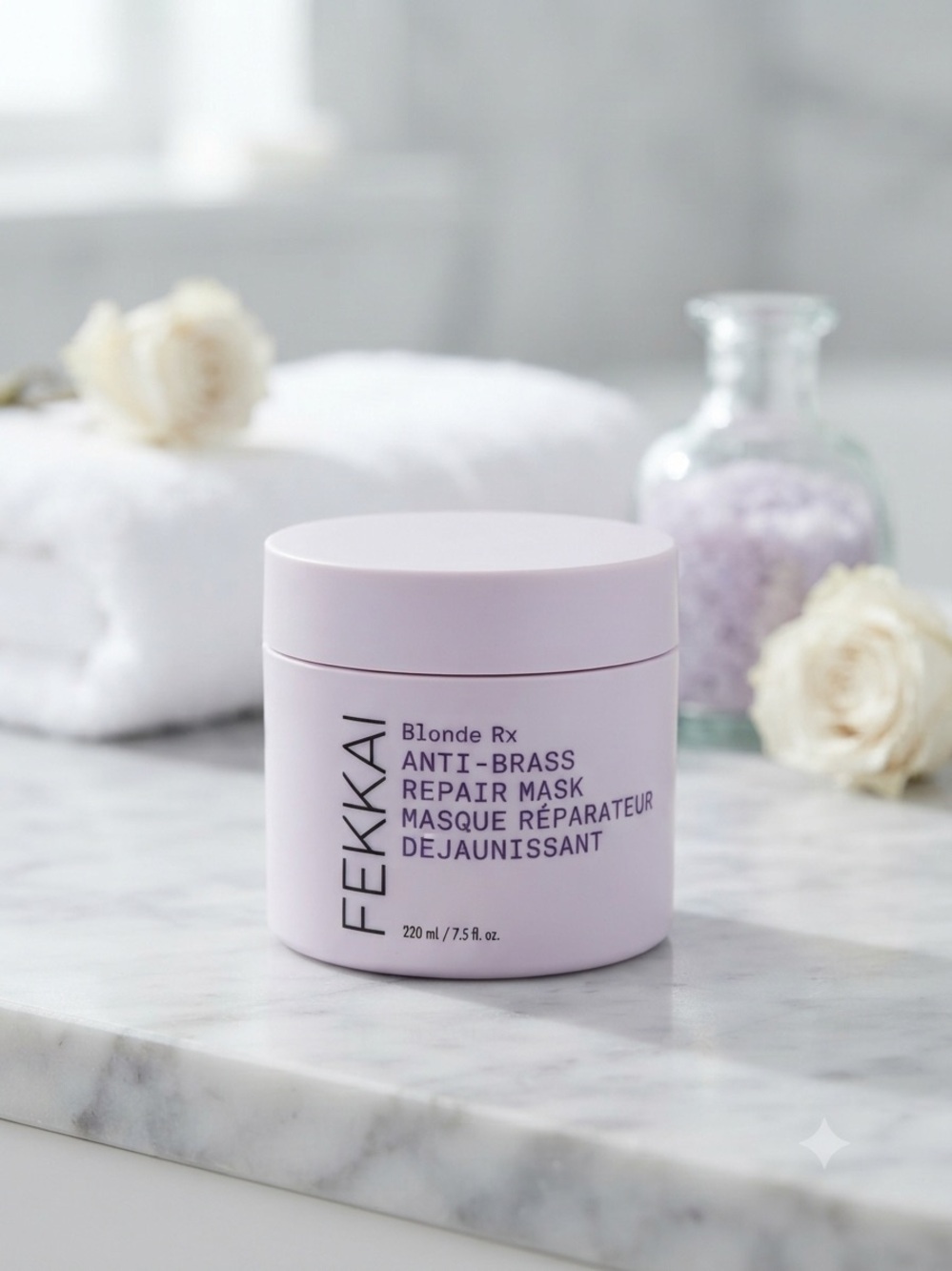 Fekkai Blonde Rx Anti-Brass Repair Mask - Lavender Jar